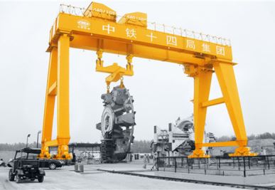 Crane Gantry Dúnadh Dúbailte le Sciathán