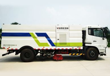Scuabadh Sráide agus Truck Níocháin